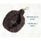 Coffee Bean Treat Bag is a  zipper pouch and matching wristlet  5 inches by 3 inches

